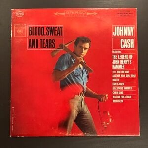 Johnny Cash Blood, Sweat and Tears Vinyl Record